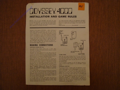 Magnavox Odyssey 4000_13