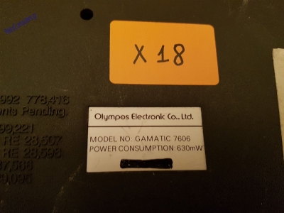 Olympos Electronic Gamatic 7606_21