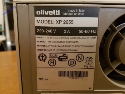 PC - Olivetti M4 64 Modulo_11