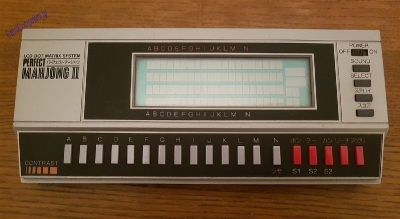 Bandai Perfect Mahjong 2 LCD Dot Matrix System_1