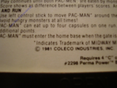 PacMan by Midway (Coleco)_8