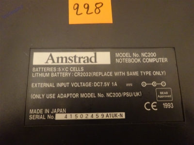 Amstrad NC 200_18